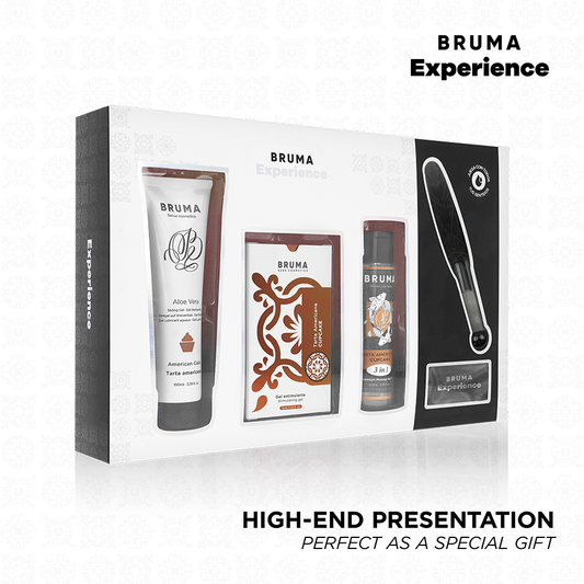 BRUMA XPERIENCE - KIT TENTATION DE TARTE AMÉRICAINE DOUCE AVEC AMPLIFICATEUR D'ORGASME