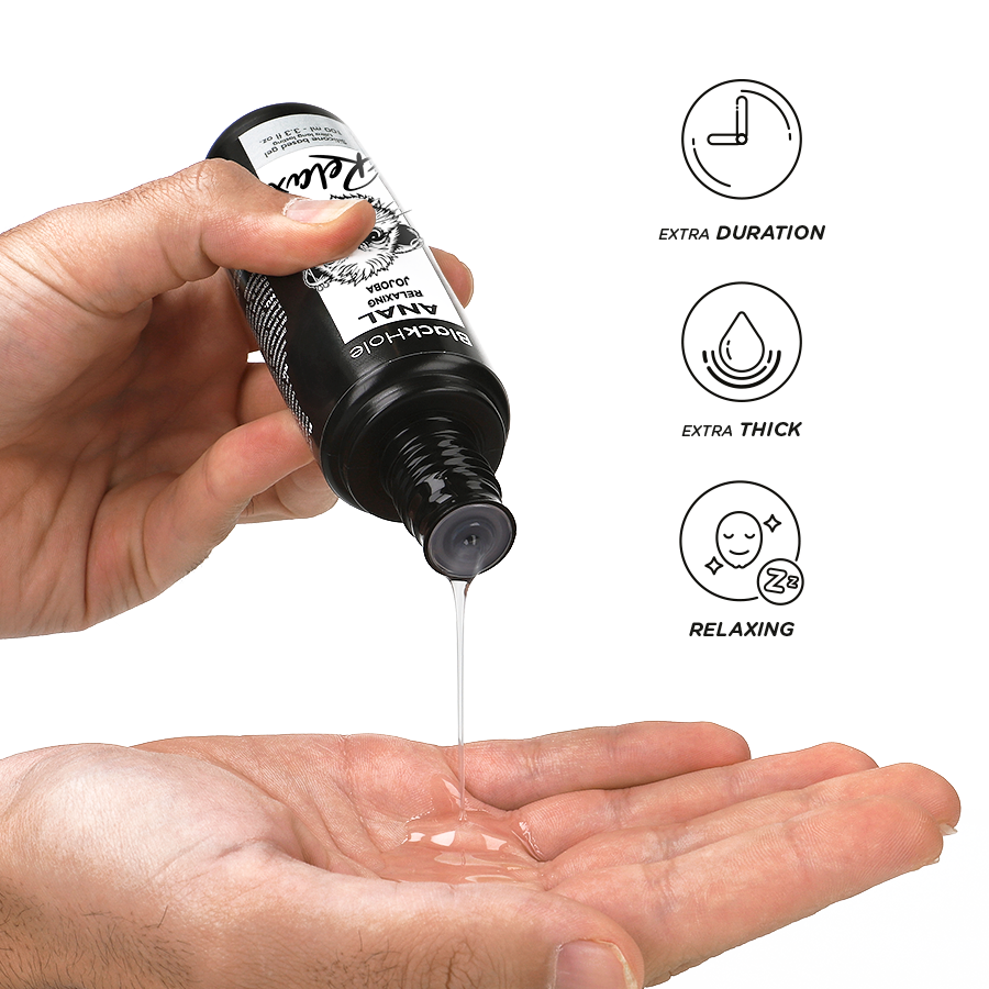 BLACK HOLE - RELAXANT ANAL JOJOBA RELAX BASE SILICONE 100 ML