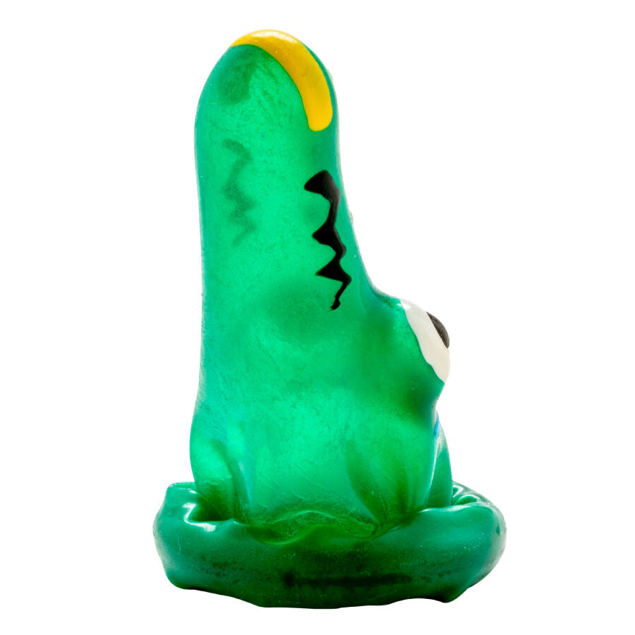 CONDOMERIE - PRÉSERVATIFS FANTAISIE PEINTS À LA MAIN MODÈLE CROCODILE 1
