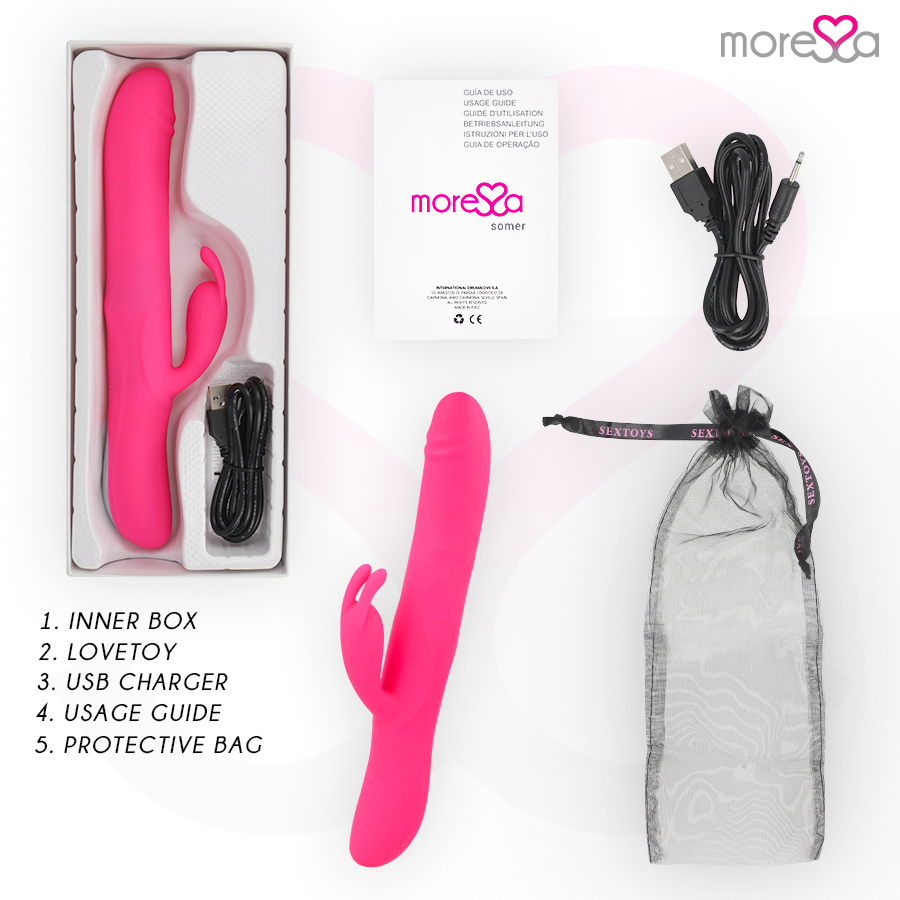 MORESSA - VIBRATEUR SOMER PREMIUM  ROTATIONS MULTIPLES