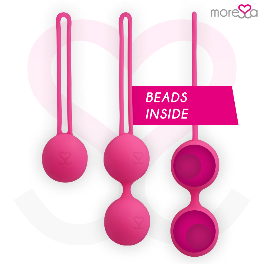MORESSA - OSIAN SET PREMIUM SILICONE ROSE (Osian One - 51 g | Osian Two - 101 g | Osian Three 85 g)
