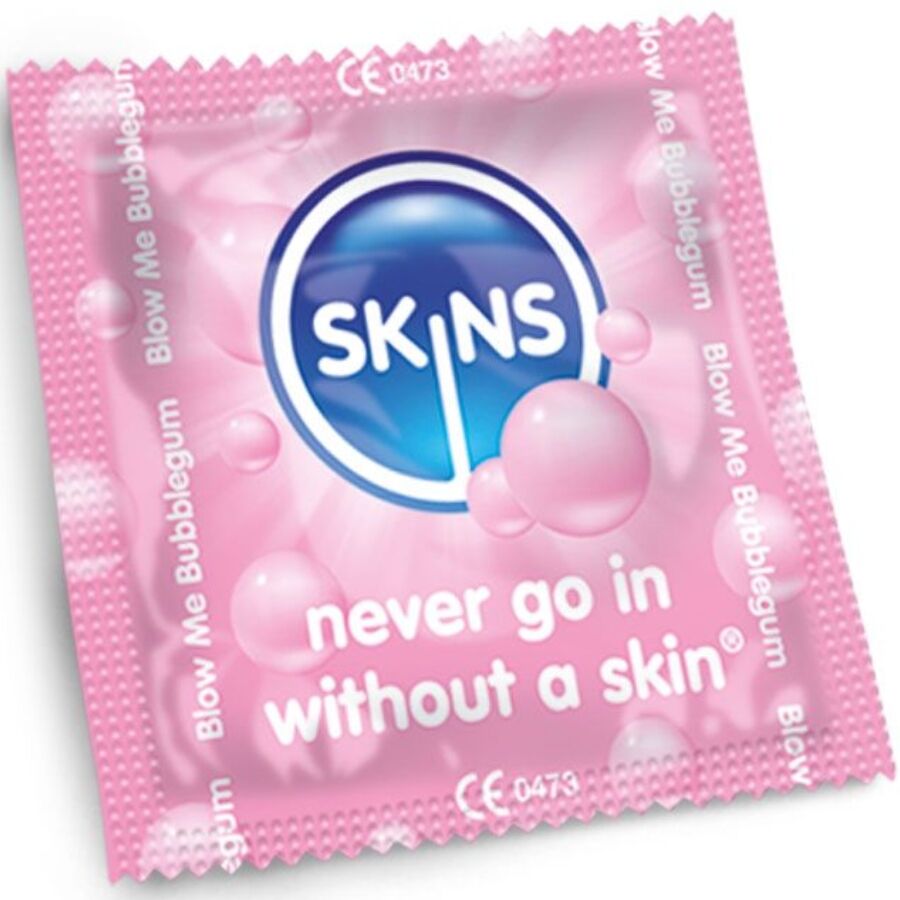 SKINS - PACK DE 8 PRÉSERVATIFS PREMIUM BUBBLEGUM