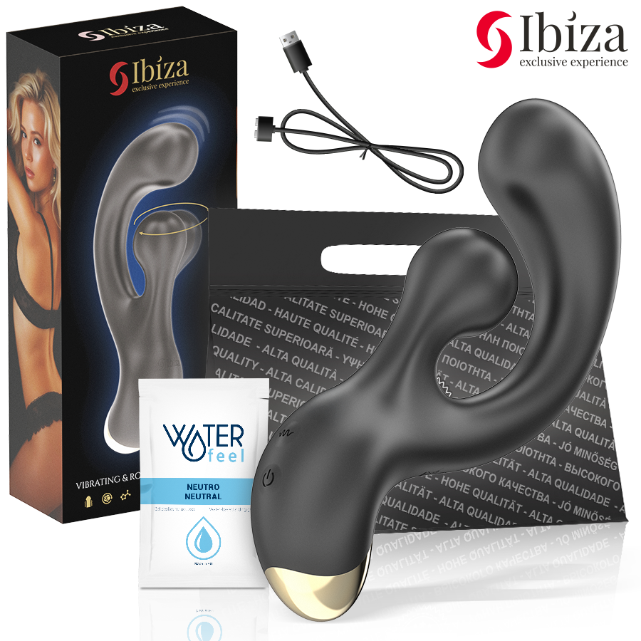 IBIZA - STIMULATEUR VIBRANT ET ROTATIF