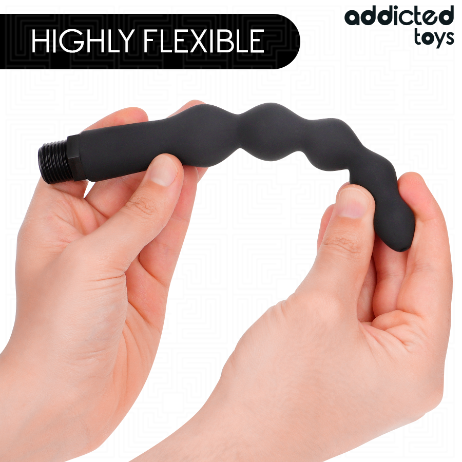 ADDICTED TOYS - NETTOYEUR ANAL AVEC ADAPTATEUR UNIVERSEL MODÈLE 5