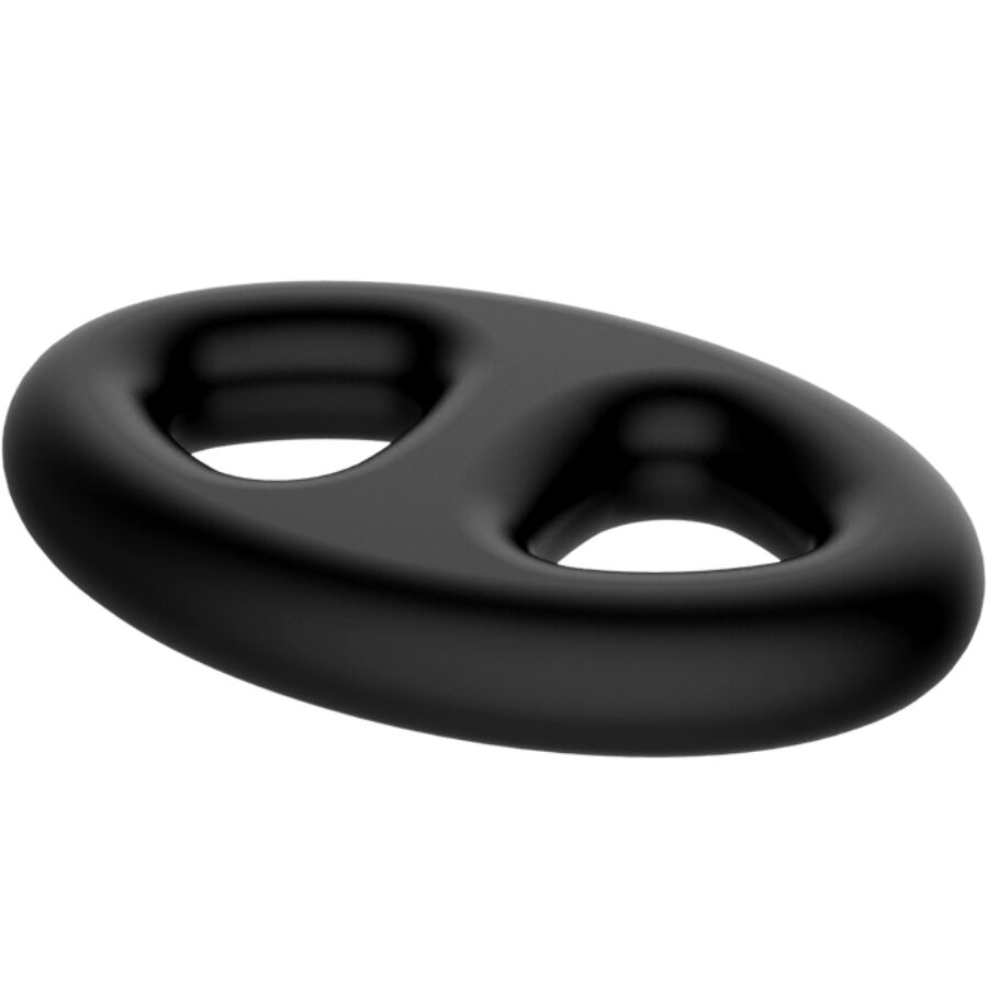 CRAZY BULL - BAGUE EN SILICONE DOUBLE OVALE