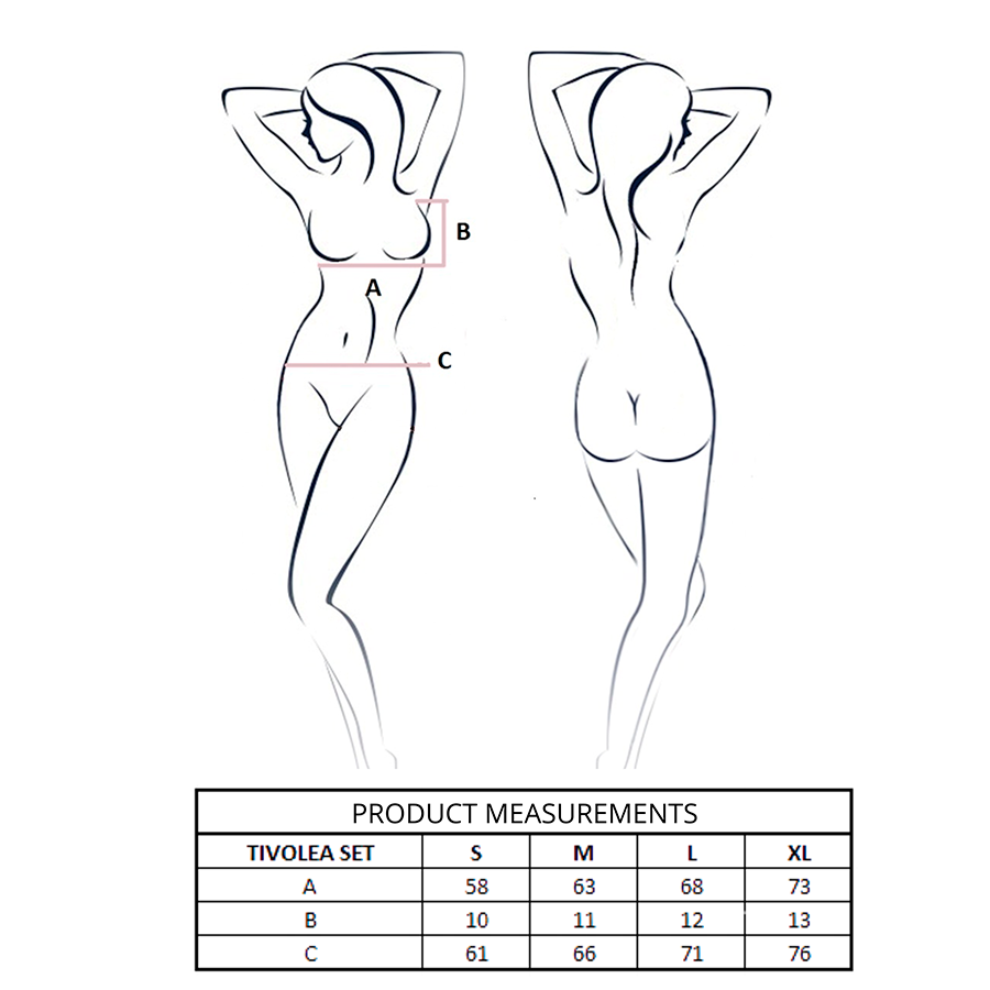 PASSION - ENSEMBLE SOUTIEN-GORGE + STRING TIVOLEA VIOLET L/XL