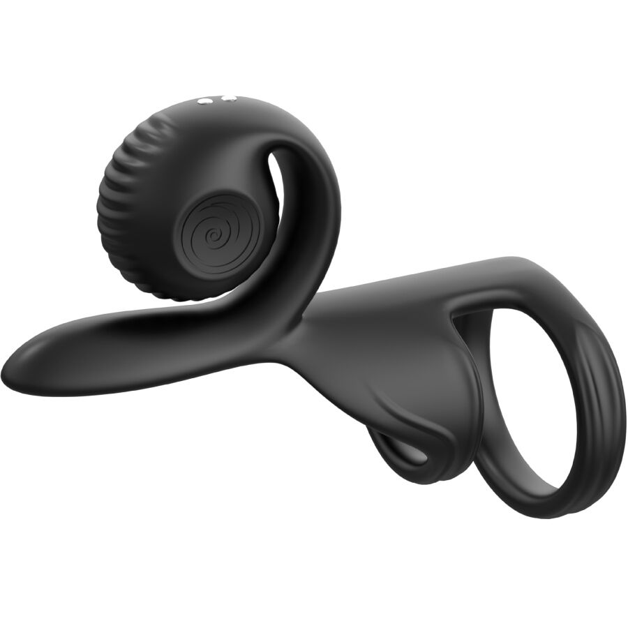 SNAIL VIBE - JOVI BAGUE POUR COUPLES TÉLÉCOMMANDE NOIRE