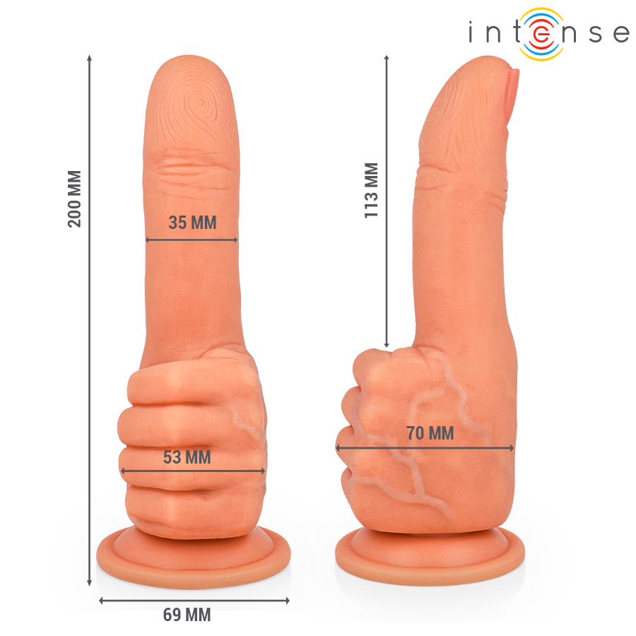 INTENSE - BENDER STIMULATEUR POINT G MAIN FLEXIBLE 11,3 CM