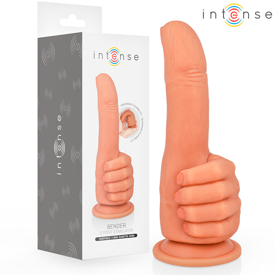 INTENSE - BENDER STIMULATEUR POINT G MAIN FLEXIBLE 11,3 CM