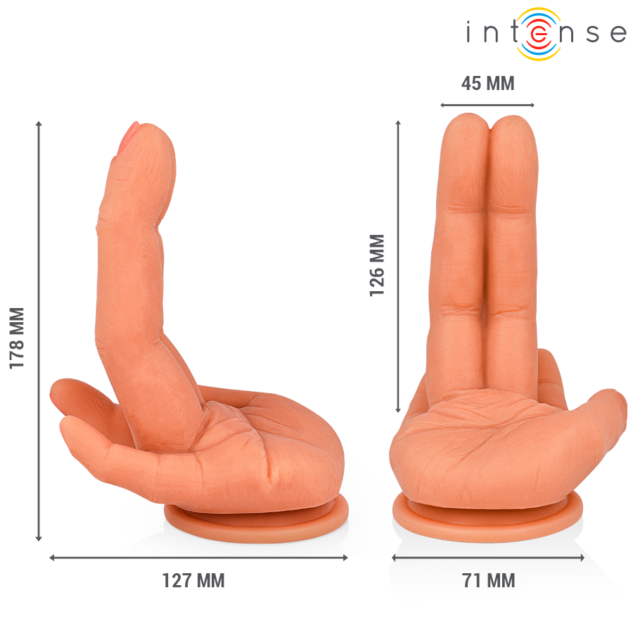 INTENSE - LEELA STIMULATEUR POINT G MAIN FLEXIBLE 12,6 CM