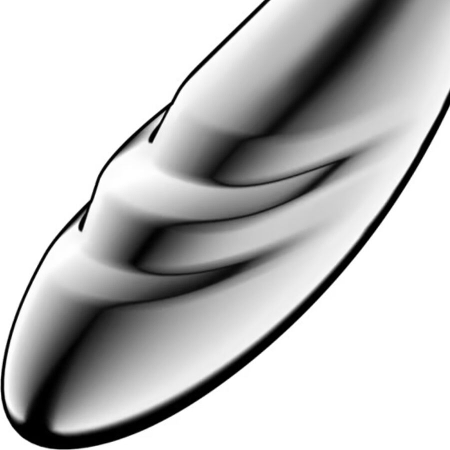 SATISFYER - PURE GRAVITY 3 GODEMICHET DOUBLE EXTRÉMITÉ EN ACIER INOXYDABLE