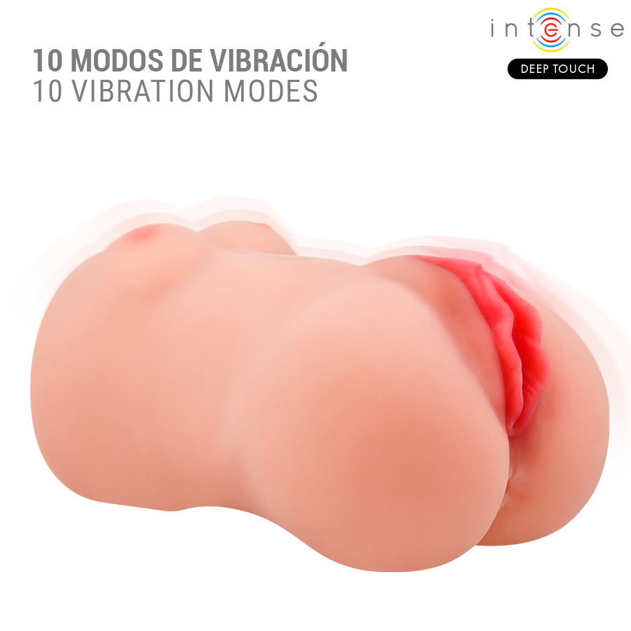 INTENSE DEEP TOUCH - VIBRATEUR ET MASTURBATEUR À SUCCION CATHERINE AVEC VOIX