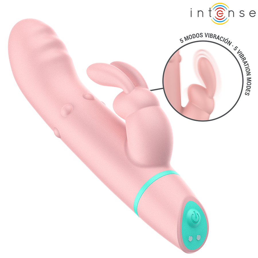 INTENSE - STIMULATEUR ALVIN RABBIT ET VIBRATEUR À ROULEMENT + OSCILLANT