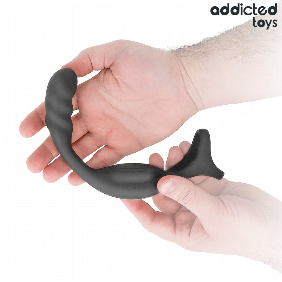 ADDICTED TOYS - ANNEAU PÉNIS PROSTATIQUE DOUBLE AVEC TÉLÉCOMMANDE