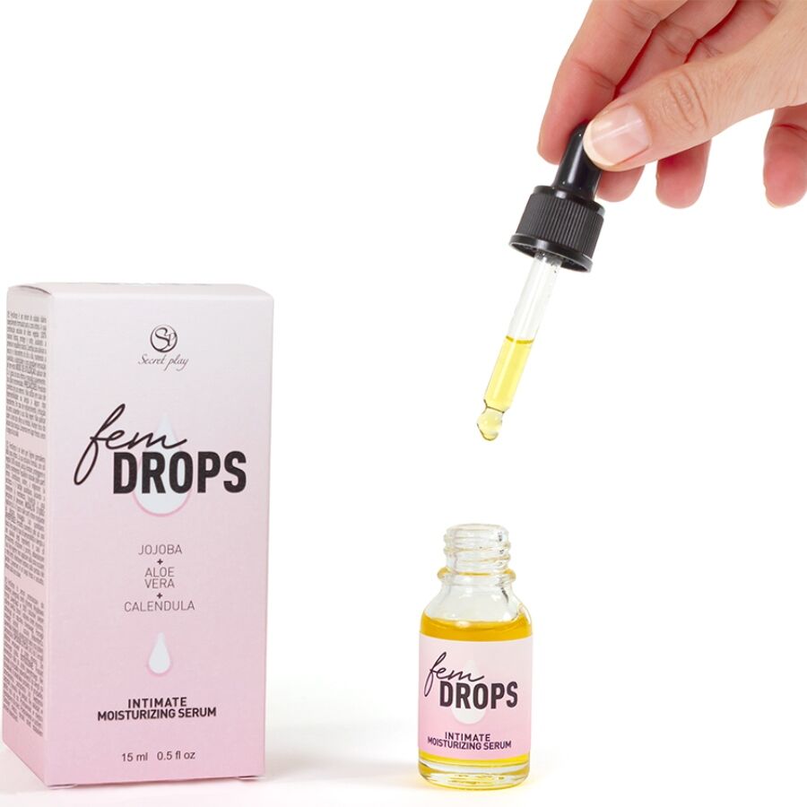 SECRETPLAY - FEM DROPS SÉRUM HYDRATANT INTIME 15 ML