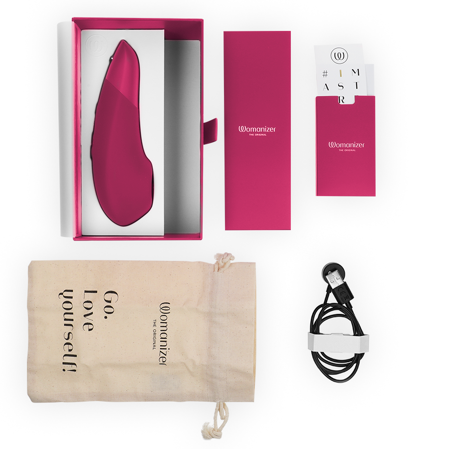 WOMANIZER - STIMULATEUR CLITORIAL AMÉLIORANT ROSE VIBRANT