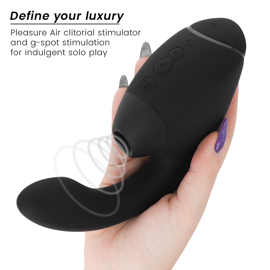 WOMANIZER - DUO NEXT STIMULATEUR CLITORIAL ET DE POINT G DOUBLE NOIR