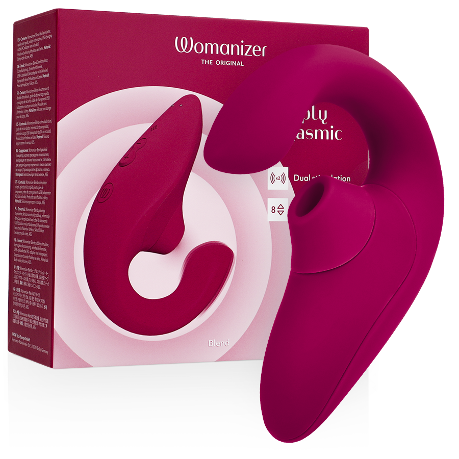 WOMANIZER - VIBRATEUR STIMULATEUR BLEND RABBIT ROSE VIBRANT