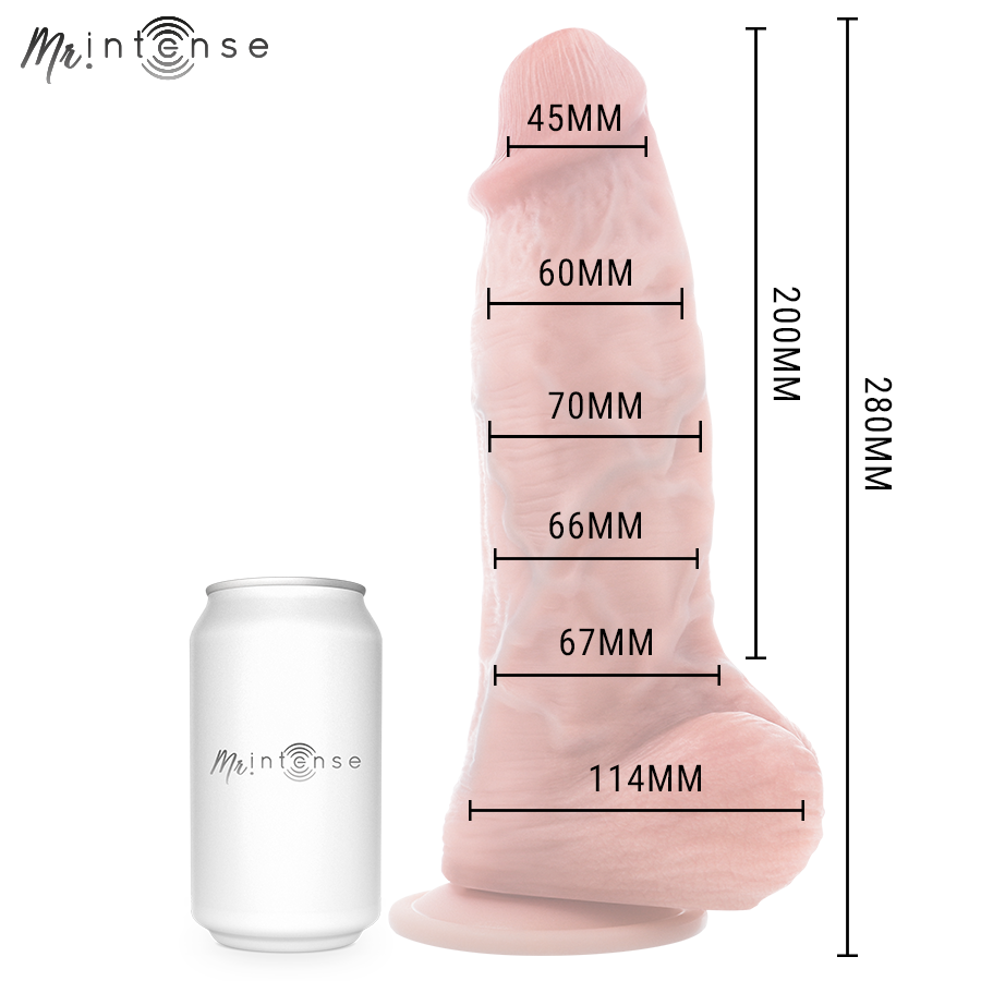 MR INTENSE - EXTRABIG SPENCER GODEMICHET EN SILICONE 28 CM -Ø- 7,3 CM