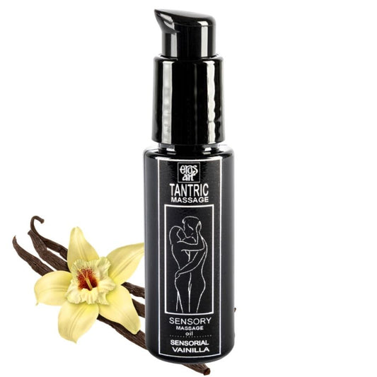 EROS-ART - HUILE DE MASSAGE TANTRIQUE NATURELLE À LA VANILLE APHRODISIAQUE 30 ML