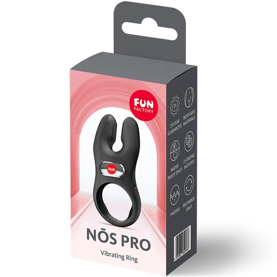FUN FACTORY - ANNEAU PÉNIS VIBRANT PRO NOS NOIR