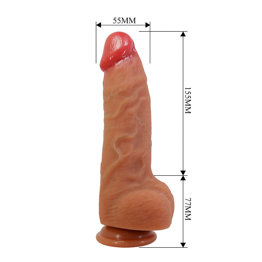 PRETTY LOVE - NAJM GODEMICHET RÉALISTE AVEC VENTOUSE 23,2 CM -Ø- 5,5 CM