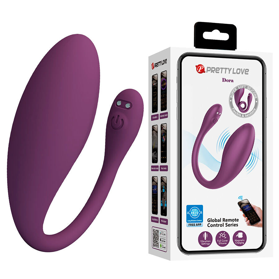 PRETTY LOVE - DORA VIBRATEUR INVISIBLE AVEC APPLICATION GRATUITE