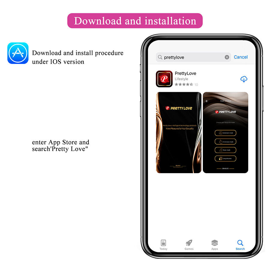 PRETTY LOVE - DORA VIBRATEUR INVISIBLE AVEC APPLICATION GRATUITE