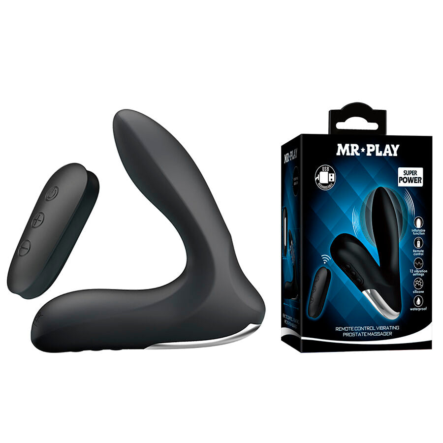 MR PLAY - MASSEUR DE PROSTATE AVEC TÉLÉCOMMANDE À VIBRATIONS
