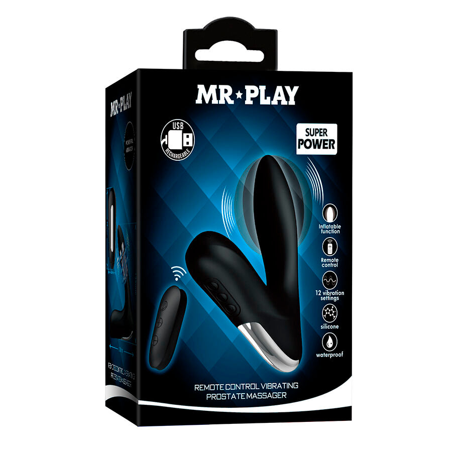 MR PLAY - MASSEUR DE PROSTATE AVEC TÉLÉCOMMANDE À VIBRATIONS