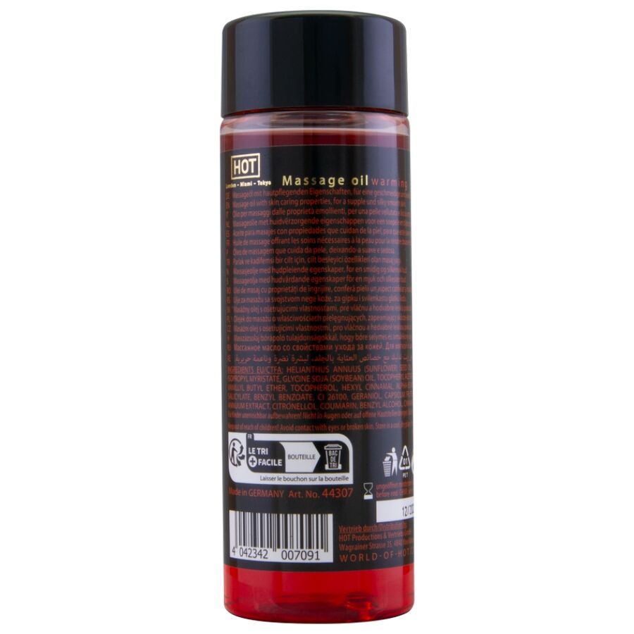 HOT - HUILE DE MASSAGE CHAUFFANTE 100 ML