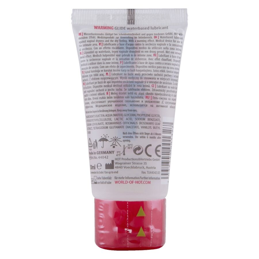 HOT - LUBRIFIANT LIQUIDE CHAUFFANT À BASE D'EAU 30 ML