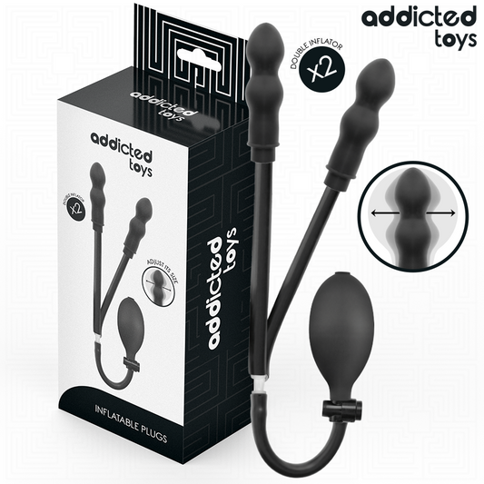 ADDICTED TOYS - PLUG ANAL DOUBLE GONFLABLE MODÈLE 1