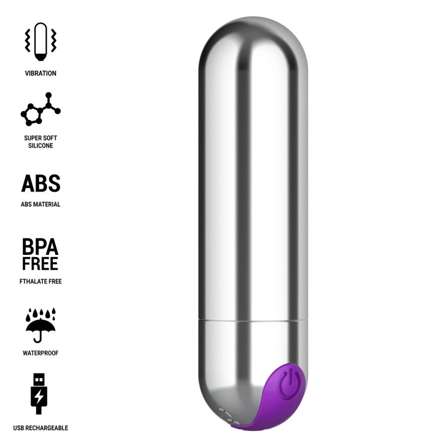 INTENSE - KAREN MINI VIBRANTE RECHARGEABLE ARGENT