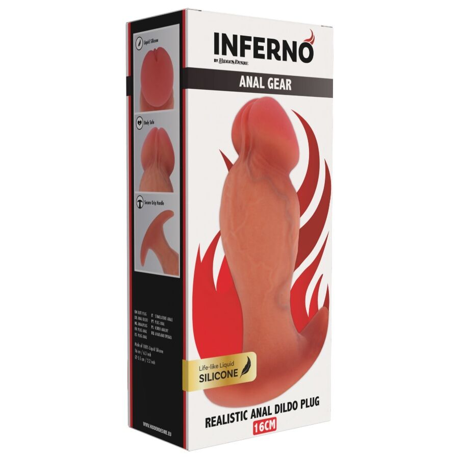 HIDDEN DESIRE - INFERNO PLUG ANAL RÉALISTE 16 CM