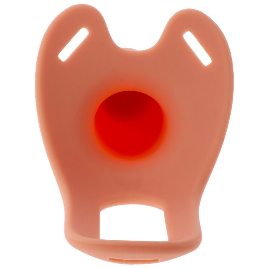 HIDDEN DESIRE - INFERNO MANCHON PÉNIS VIBRANT AVEC STRAP-ON 16 CM