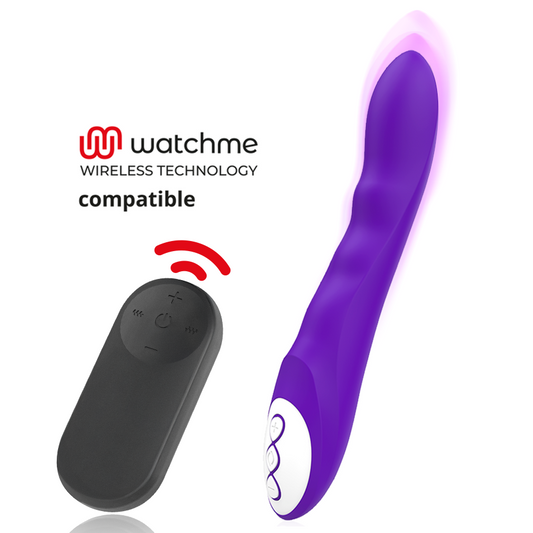 GALATEA - DANTE VIBROMASSEUR VIOLET + TÉLÉCOMMANDE WATCHME