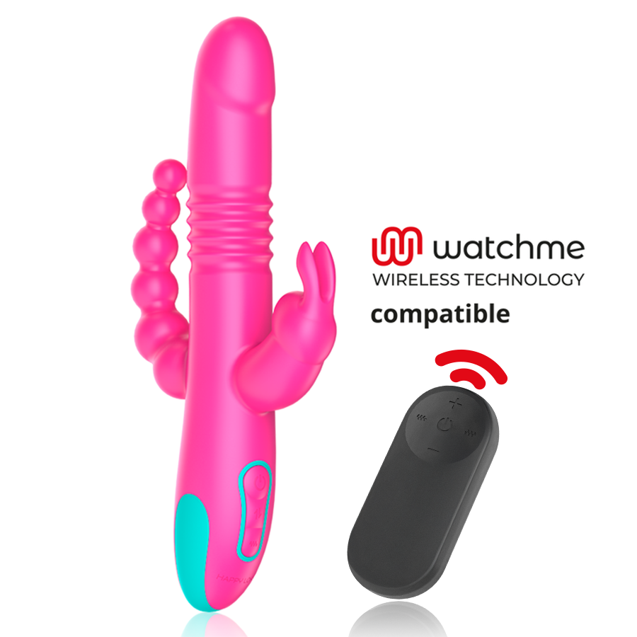 HAPPY LOKY - DONALD TRIPLE STIMULATION : ANALE, POINT G ET CLITORIS + TÉLÉCOMMANDE WATCHME