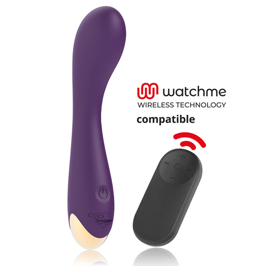 TREASURE - HANSEL VIBROMASSEUR POINT G + TÉLÉCOMMANDE WATCHME