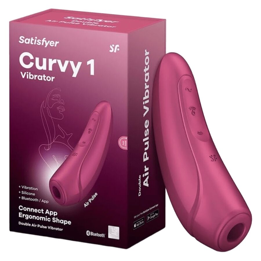 SATISFYER - CURVY 1 ROUGE ROSE