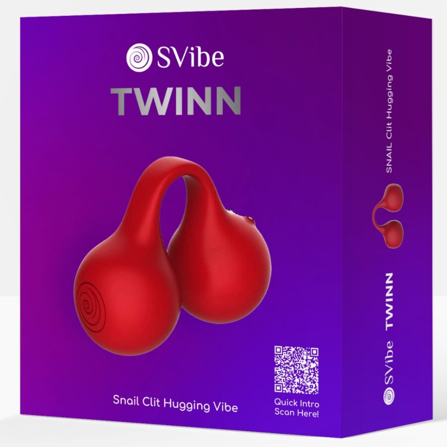 SNAIL VIBE - TWINN VIBRATEUR À DOIGTS CERISE