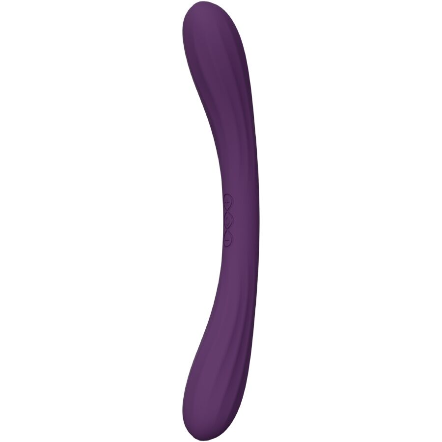 LELO - BOOMERANG VIBRATEUR À DOUBLE EXTRÉMITÉ VIOLET