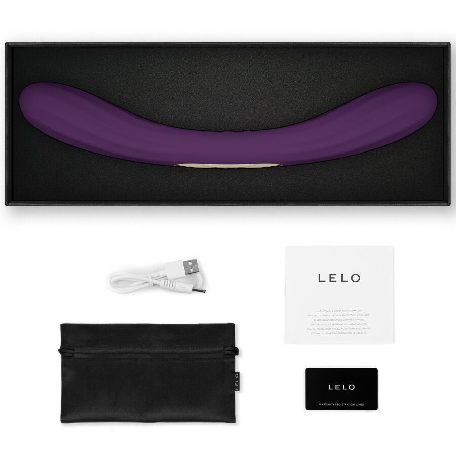 LELO - BOOMERANG VIBRATEUR À DOUBLE EXTRÉMITÉ VIOLET