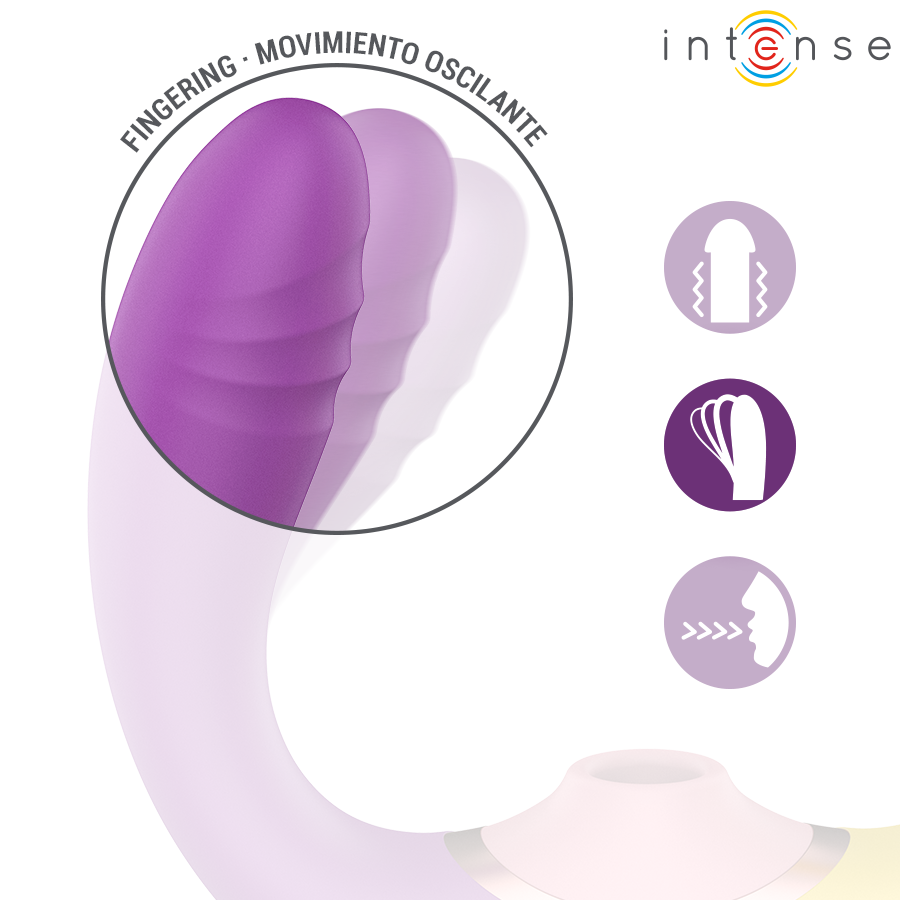 INTENSE - WILLOW STIMULATEUR À SUCCION ET VIBRATION 3 EN 1