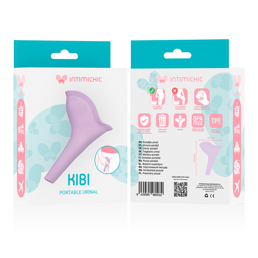 INTIMICHIC - KIBI URINAIRE PORTABLE JETABLE