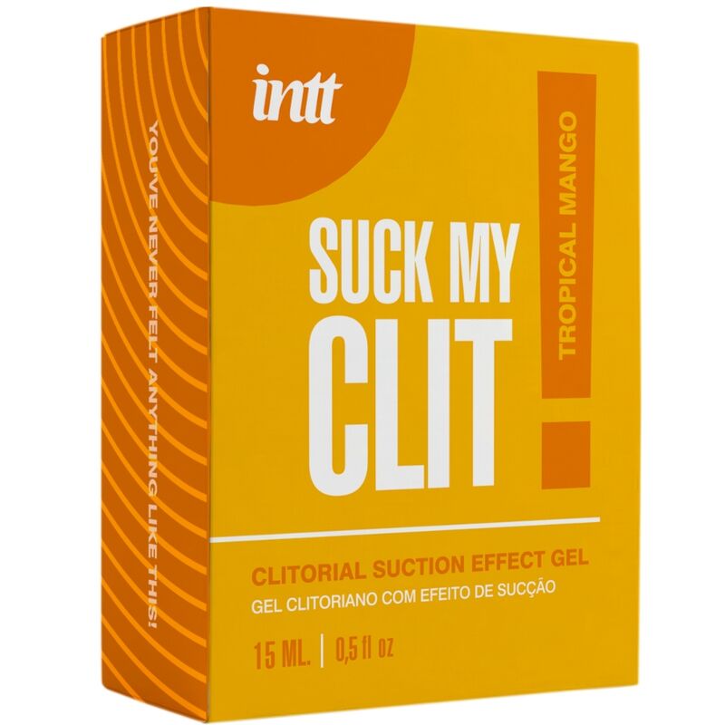 INTT - SUCK MY CLIT GEL EFFET SUCCION PARFUM MANGUE TROPICALE, 15 ML