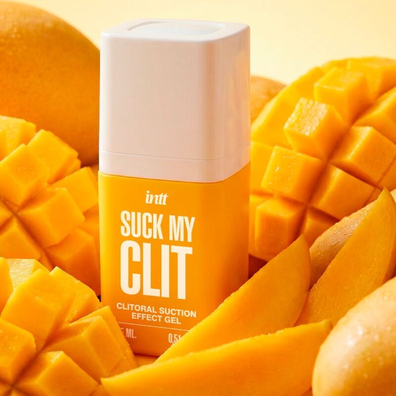 INTT - SUCK MY CLIT GEL EFFET SUCCION PARFUM MANGUE TROPICALE, 15 ML