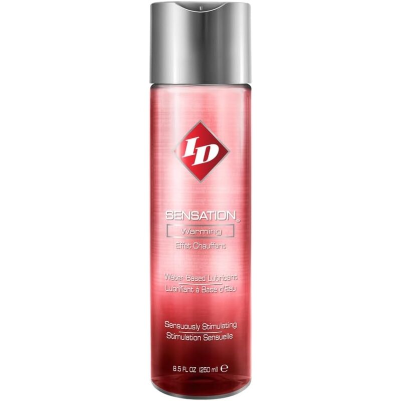 ID SENSATION - LUBRIFIANT BASE D'EAU  EFFET CHALEUR 250 ML