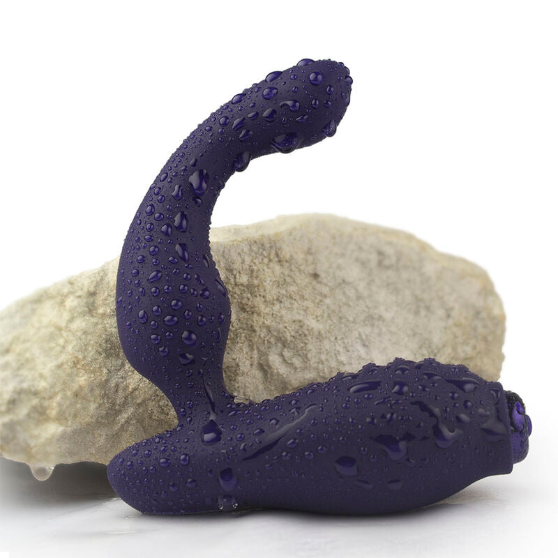 ROCKS-OFF - MINI BAGUETTE RECHARGEABLE 16 FONCTIONS ROSE PIVOINE