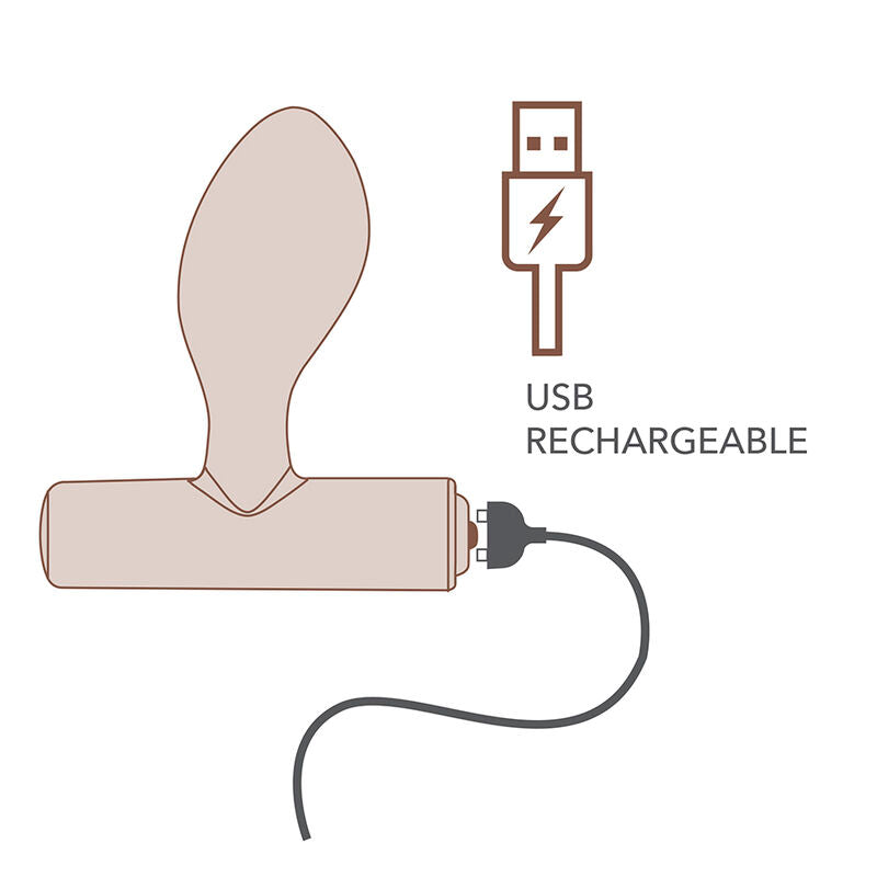 ROCKS-OFF - MINI BAGUETTE RECHARGEABLE 16 FONCTIONS ROSE PIVOINE